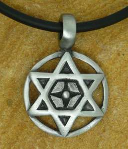 Pewter pendant of Star of David. Come as Choices of Key chain or 