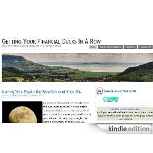   Your Financial Ducks In A Row Kindle Store CFP®, EA Jim Blankenship