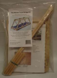 Warren Truss Wooden Bridge Kit   Model Kit 20111  