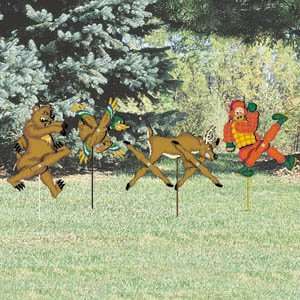  Pattern for Harried Hunter Whirligigs Patio, Lawn 