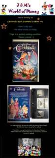 Disney Cinderella Black Diamond Edition Vhs OOP vintage 786936526530 