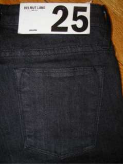NWT HELMUT LANG *BLACKOUT* Legging Pants Jeans Super Skinny Size 25 x 