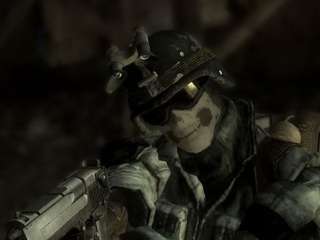 PASSAMONTAGNA TESCHIO MASCHERA NERA SOFTAIR SCHELETRO CALL OF DUTY 