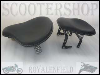 ROYAL ENFIELD NEW AMERICAN STYLE BLACK LEATHER SEATS  