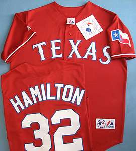 Texas Rangers #32, Josh Hamilton Jersey  