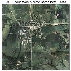  Aerial Photography Map of Belle Plaine, Iowa 2011 IA 