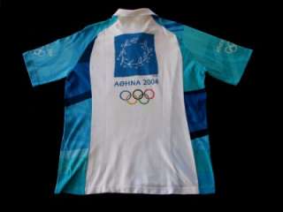   athens 2004 olympic games volunteer staff on site uniform polo