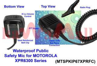   Motorola XPR MOTOTRBO series radios with 3.5mm_Ear_Piececonnection