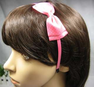 Wholesale Double Silk Bow Hair Accessories/Hea​dbands  