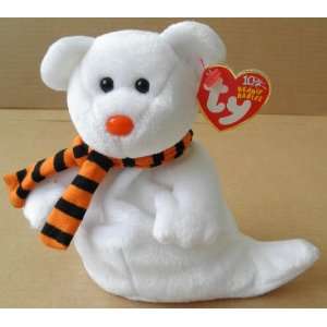  TY Beanie Babies Quivers the Ghost Bear Stuffed Animal Plush 