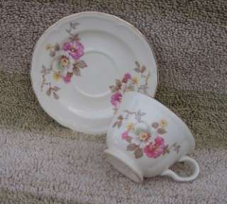 Knowles Blossom Time W 2049 E 1 Cup Saucer 2 Loc#11115  