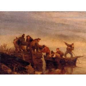   name Fishermen by the Water, By Boudin Eugène 