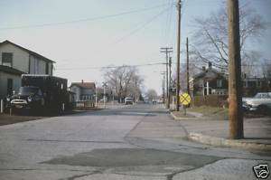 LIRR   RAILROAD AVENUE Xing PATCHOGUE  8.5x11 COLOR PIC  