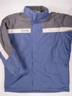 COLUMBIA Insulated Winter Jacket (Mens XL) Blue  