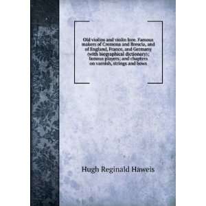   and chapters on varnish, strings and bows Hugh Reginald Haweis Books