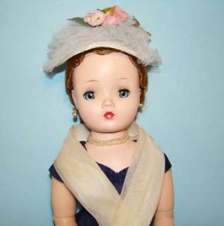 1957 Madame Alexander Cissy Doll in 2146 Evening Dress All Original 