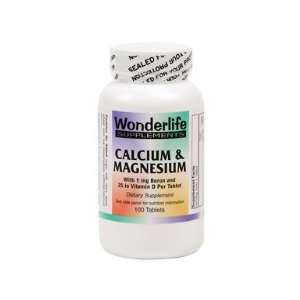  Calcium Magnesium 100 Tablets