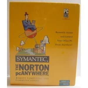  The Norton PC ANYWHERE (Symantec) Version 5.0 for DOS 