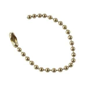  Brady 23306 4 1/2 Size Number 6 Brass Beaded Chain (Pack 