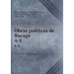   Maria Barbosa du, 1765 1805,Braga, TeÃ³filo, 1843 1924 Bocage Books
