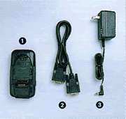 serial connection) 9 pin serial cable (RS 232C) AC Adapter