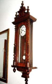 ANTIQUE WALL CLOCK REGULATOR JUNGHANS GERMANY 1890 th  