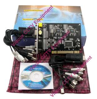 8Ch 240fps + 8 Audio Real time PCI CCTV H.264 DVR Card  