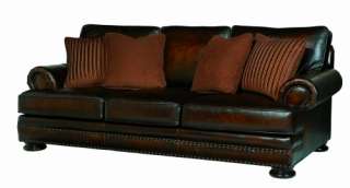 Bernhardt Foster Leather Sofa  