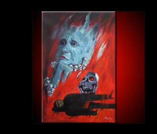 PROFESSIONALLY done oil painting NIGHT GALLERY256  