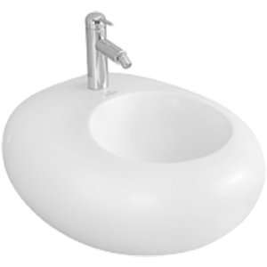   Stone Bidet over the rim style 525 x 590 mm Wall mounted White Alpin C