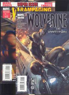 Wolverine Comic Book X6 Annual XMEN Firebreak Rampaging  
