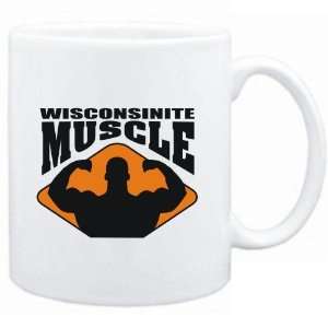  Mug White  Wisconsinite Muscle  Usa States Sports 