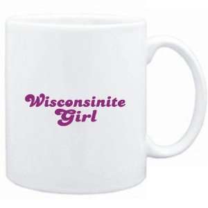  Mug White  Wisconsinite GIRL CHICK  Usa States Sports 