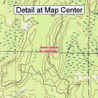   Map   Babbs Island, Wisconsin (Folded/Waterproof)