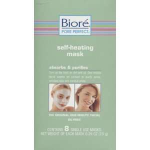 Biore Self Heating Mask Absorbs & Purifies The Original One   Minute 