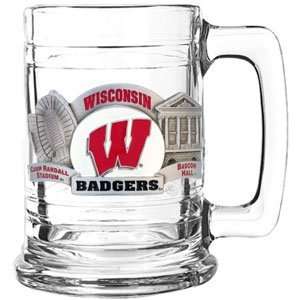  College Tankard   Wisconsin Badgers