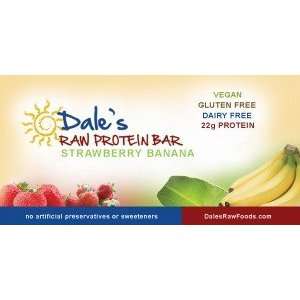  Dales Raw Food Protein Bar Strawberry Banna Health 