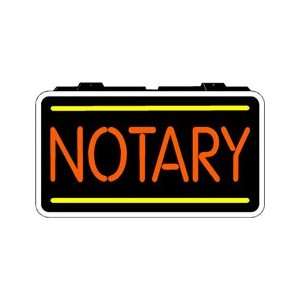  Notary Backlit Sign 13 x 24