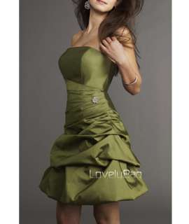 Green Gril Party Club Taffeta Layer Prom Classical Cocktail 