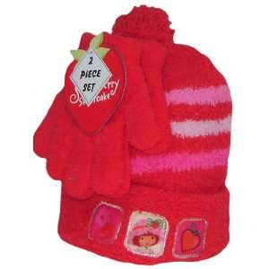  Red Strawberry Shortcake Winter Set Hat and Gloves Toys 