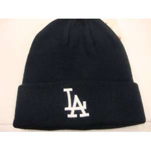   Dodgers Beanie Knit Cap Cuff navy mlb Winter Knit Hat 