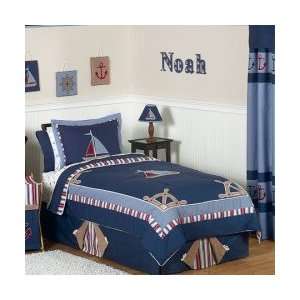 com Nautical Nights 3 Piece Full / Queen Comforter Set   Boys Bedding 