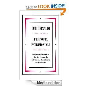 imposta patrimoniale (Instant book) (Italian Edition) Luigi Einaudi 