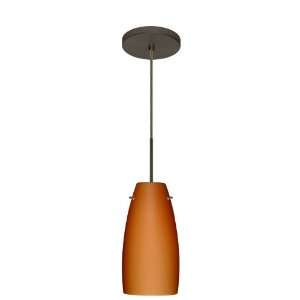   10 Single Light Compact Fluorescent Pendant with Bron