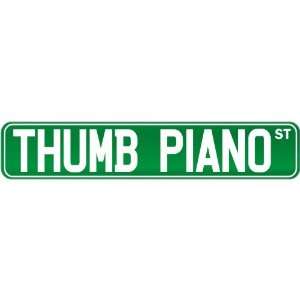  New  Thumb Piano St .  Street Sign Instruments