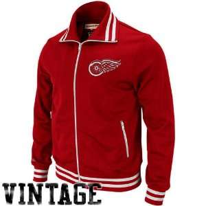   Ness Detroit Red Wings Red Cross Chest Track Jacket