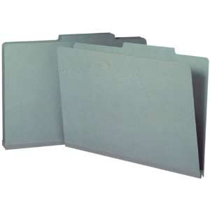  Smead Recycled Pressboard Folders, 2/5 Cut Tab, 1 Inch 