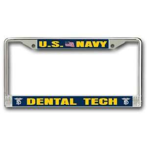 US Navy Dental Technician License Plate Frame Everything 