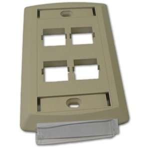  NEW Suttle 4 Outlet Faceplate   Ivory (Installation 