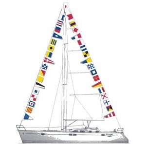 Box of 74 NATO Naval Navy Signal Flags includes 40 International 